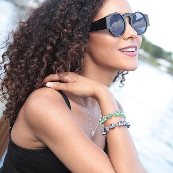 Multicolor Lamp/Work Beads Charm Bracelets Women - Picture 6 of 8